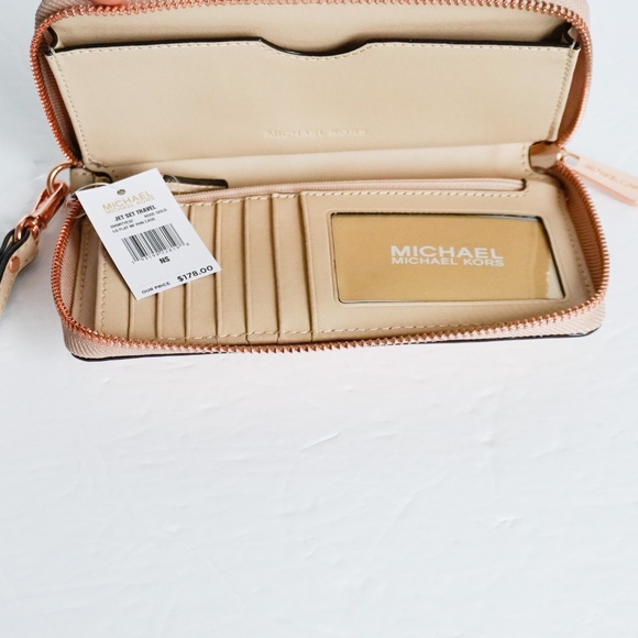Michael Kors L Phone Wristlet Rose Gold/Metallic - Picture 5 of 8